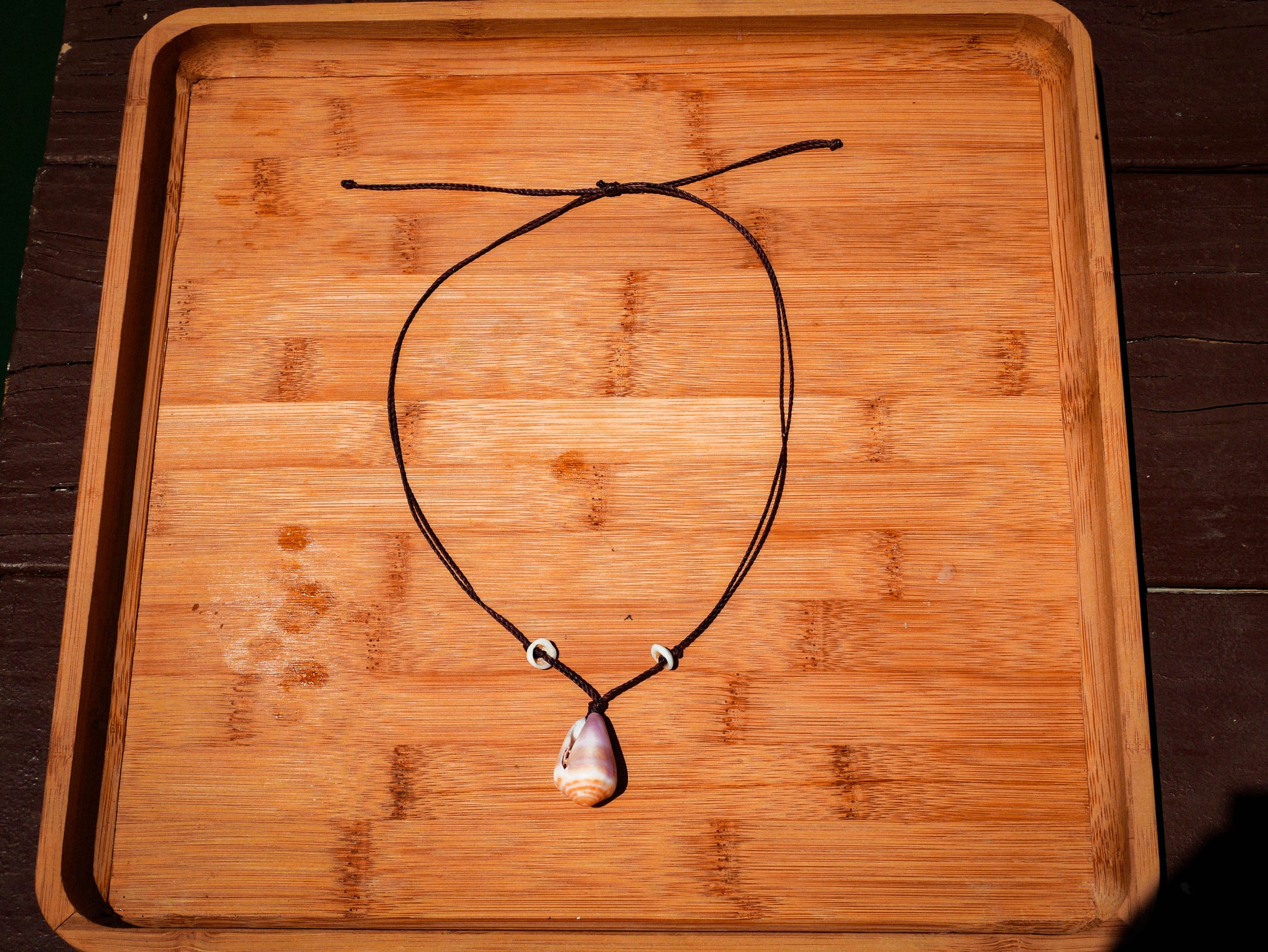 Cone Shell Puka Necklace