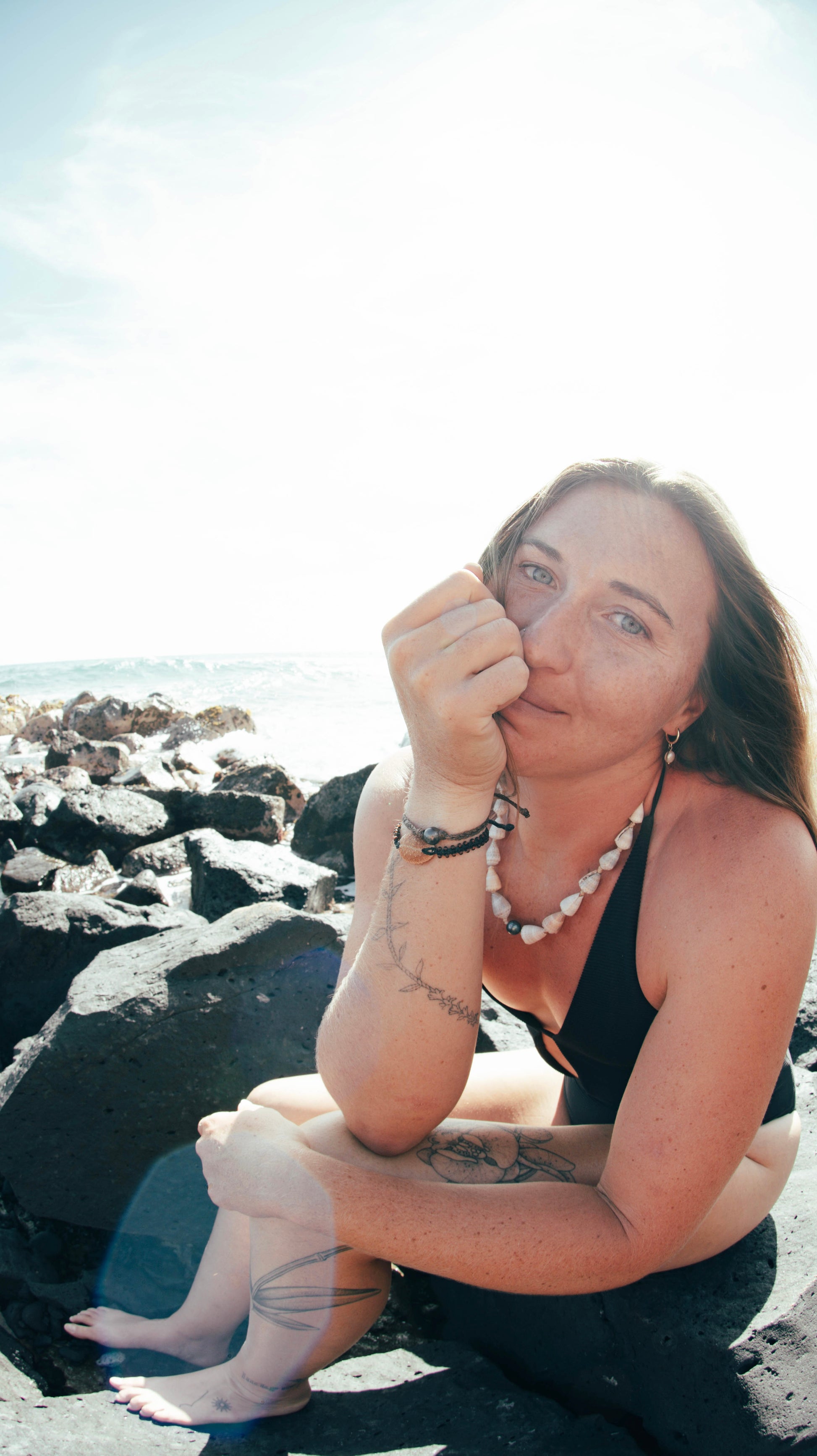 Cone Shell and Tahitian Pearl Necklace