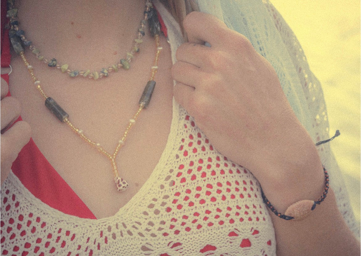 Hebrew Cone Pearl Necklace