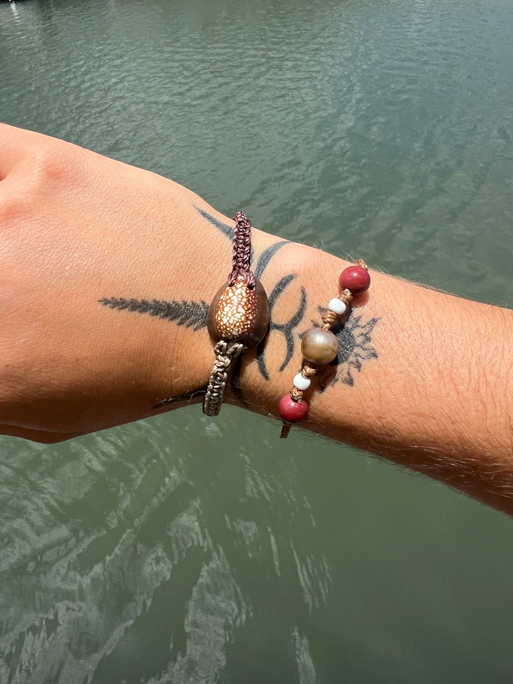 Snakehead Cowrie Bracelet/Anklet