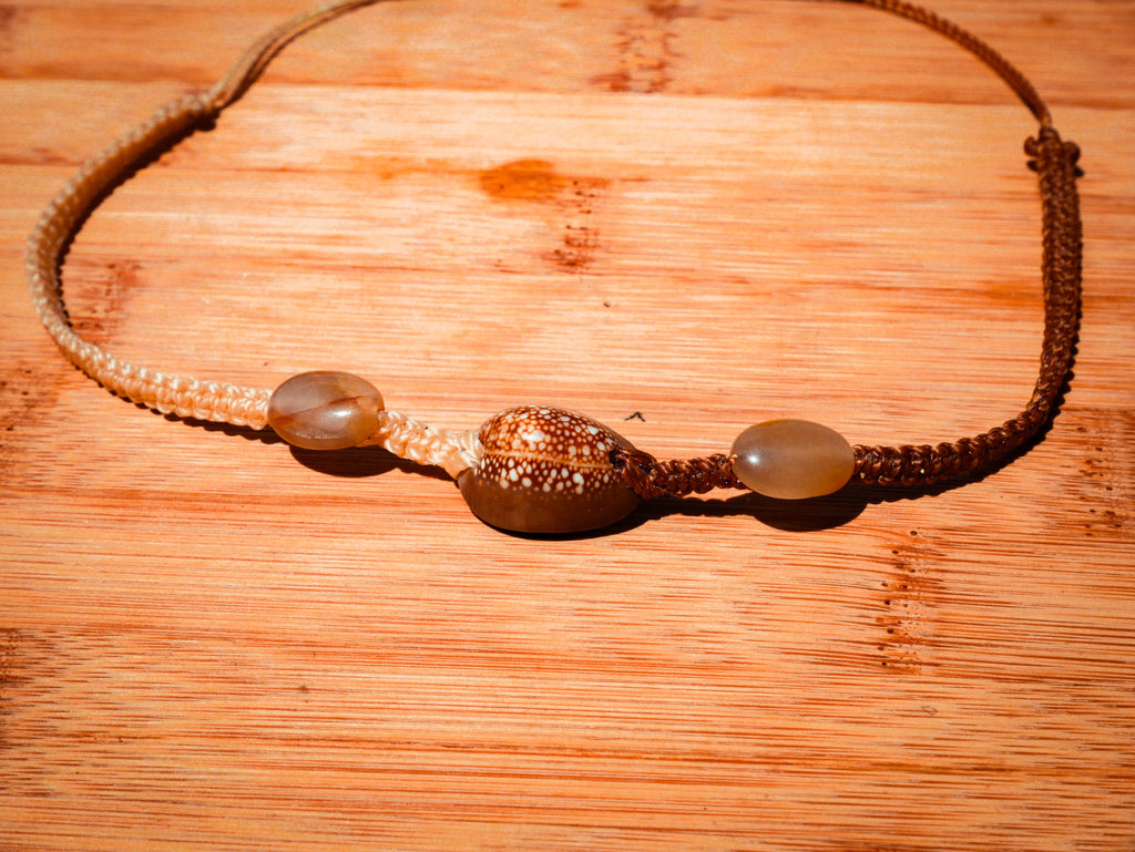 Snakehead Cowrie Choker Necklace