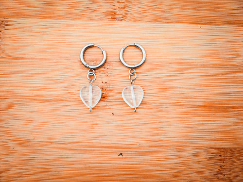 14mm Heart Huggies