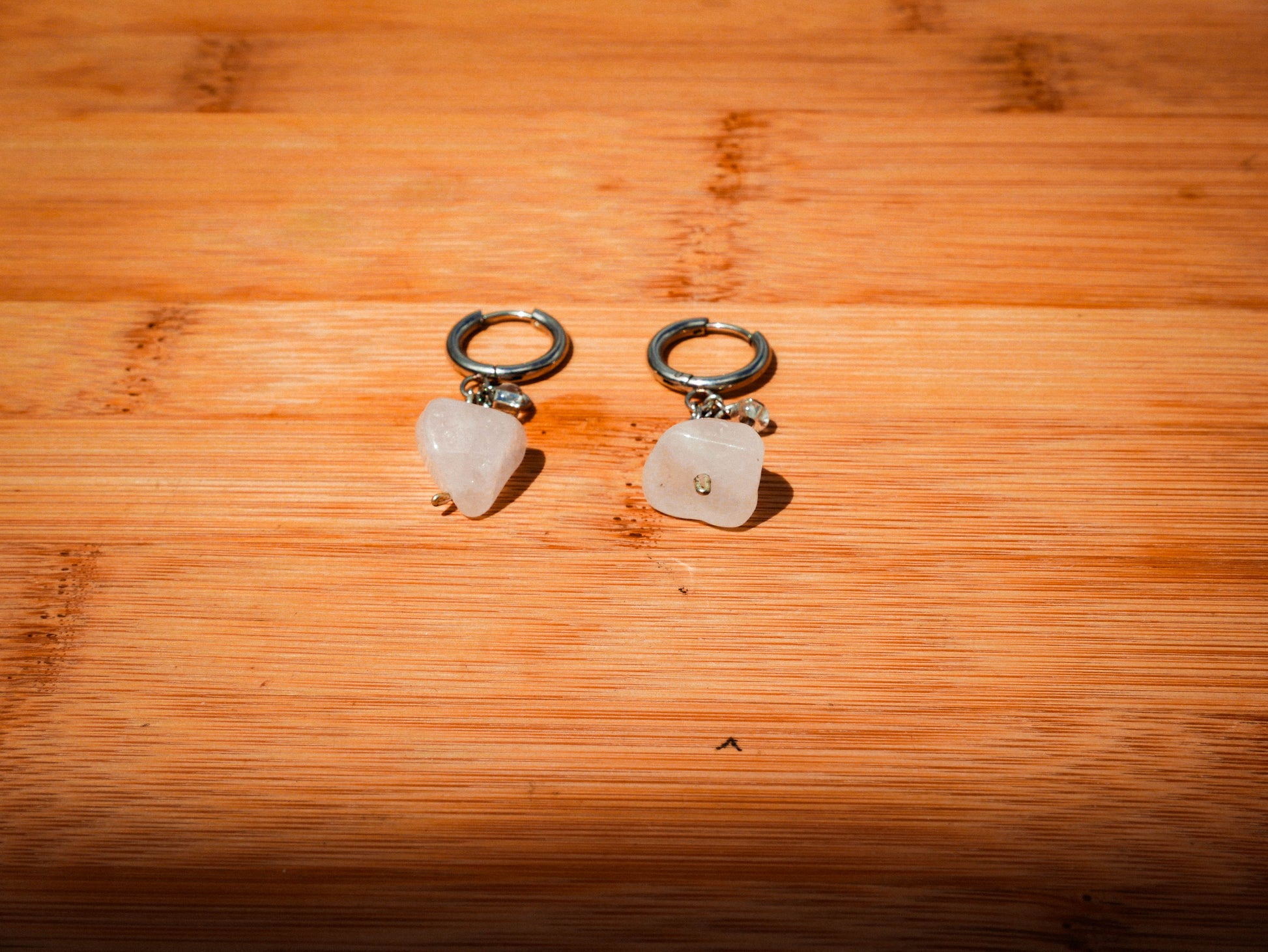 14mm Rose Quarts Huggies