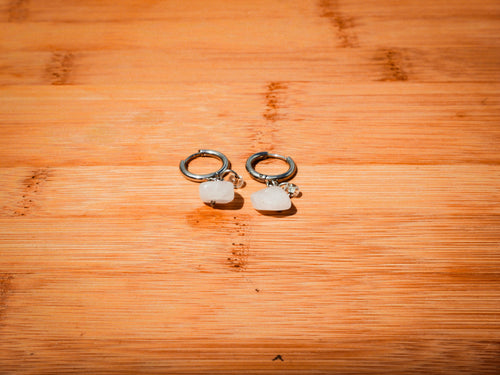 14mm Rose Quarts Huggies